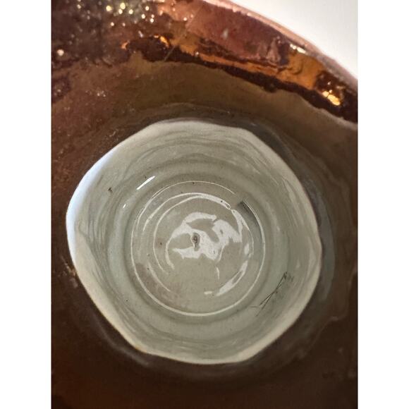 Antique Copper Lustre Luster Lusterware Jug Pitcher 7” England 24K Gold Vintage - Picture 6 of 16